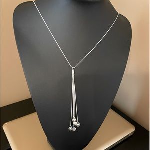 Silver heart necklace